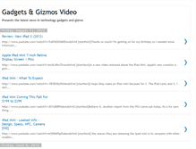 Tablet Screenshot of gadgets-gizmos-video.blogspot.com