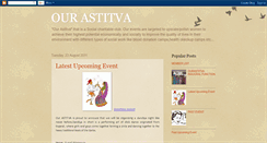 Desktop Screenshot of our-astitva.blogspot.com