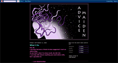 Desktop Screenshot of anonymous-advicemaiden.blogspot.com