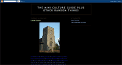 Desktop Screenshot of minicultureguideplus.blogspot.com