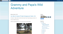 Desktop Screenshot of grammyandpapaswildadventure.blogspot.com