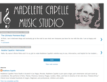 Tablet Screenshot of madelenecapellevoicestudio.blogspot.com