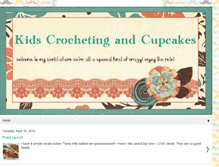 Tablet Screenshot of kidscrochetingandcupcakes.blogspot.com