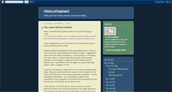 Desktop Screenshot of historyelephant.blogspot.com