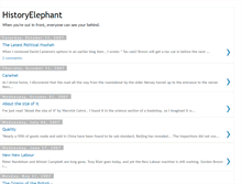 Tablet Screenshot of historyelephant.blogspot.com