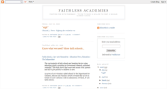 Desktop Screenshot of faithlessschools.blogspot.com