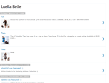 Tablet Screenshot of luella-belle.blogspot.com