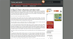 Desktop Screenshot of funnypetworld.blogspot.com
