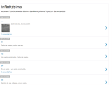 Tablet Screenshot of in-finitesimo.blogspot.com