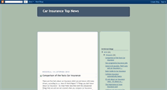 Desktop Screenshot of carinsurancetopnews.blogspot.com