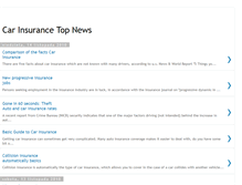 Tablet Screenshot of carinsurancetopnews.blogspot.com
