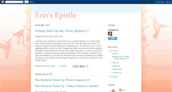 Desktop Screenshot of erinsepistle.blogspot.com