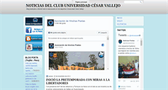 Desktop Screenshot of clubuniversidadcesarvallejo.blogspot.com