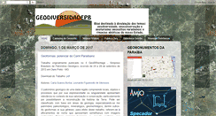 Desktop Screenshot of geodiversidadepb.blogspot.com