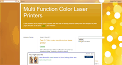 Desktop Screenshot of multifunctioncolorlaserprinters.blogspot.com