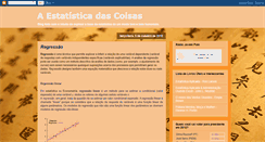 Desktop Screenshot of estatisticadascoisas.blogspot.com
