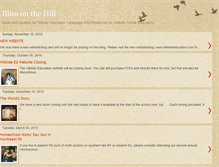 Tablet Screenshot of hillsideblog.blogspot.com