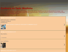Tablet Screenshot of confrariadodedomindinho.blogspot.com