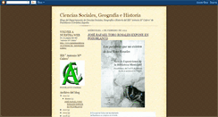 Desktop Screenshot of depgeografiaehistoria.blogspot.com