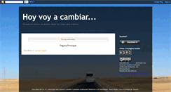 Desktop Screenshot of hoyvoyacambiar.blogspot.com