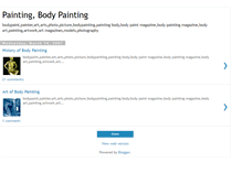 Tablet Screenshot of paintingbody.blogspot.com