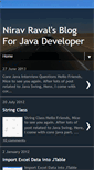 Mobile Screenshot of niravjavadeveloper.blogspot.com