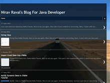 Tablet Screenshot of niravjavadeveloper.blogspot.com