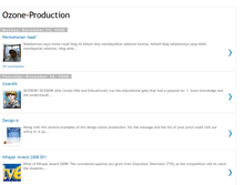 Tablet Screenshot of o3-production.blogspot.com
