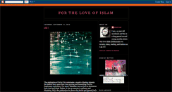 Desktop Screenshot of fortheloveofislam12.blogspot.com