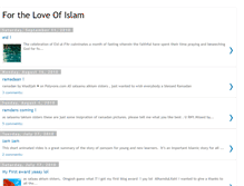 Tablet Screenshot of fortheloveofislam12.blogspot.com