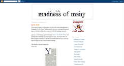 Desktop Screenshot of madnessofmanydesign.blogspot.com