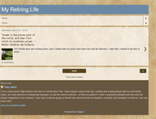 Tablet Screenshot of myretiringlife.blogspot.com
