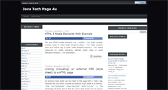 Desktop Screenshot of javatechpage.blogspot.com