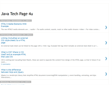 Tablet Screenshot of javatechpage.blogspot.com