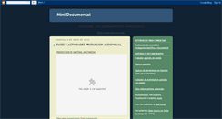 Desktop Screenshot of minidocumental.blogspot.com