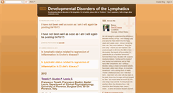 Desktop Screenshot of lymphsystemdisorders.blogspot.com