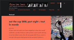 Desktop Screenshot of morelikespace.blogspot.com