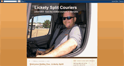Desktop Screenshot of licketysplitcourier.blogspot.com