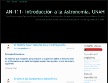 Tablet Screenshot of introduccion-a-la-astronomia-unah.blogspot.com