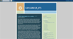 Desktop Screenshot of luiluau.blogspot.com