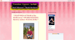 Desktop Screenshot of featuredauthoroftheyear.blogspot.com