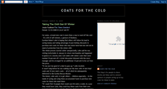 Desktop Screenshot of coatsforthecold.blogspot.com