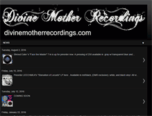 Tablet Screenshot of divinemotherrecordings.blogspot.com