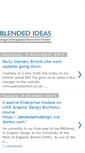 Mobile Screenshot of blended-ideas.blogspot.com