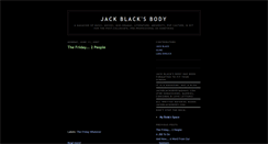 Desktop Screenshot of jackblacksbody.blogspot.com