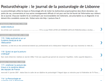 Tablet Screenshot of posturotherapie.blogspot.com