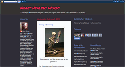 Desktop Screenshot of hearthealthywords.blogspot.com