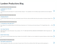 Tablet Screenshot of lundeenproductions.blogspot.com