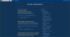 Desktop Screenshot of colininsurance.blogspot.com