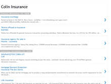 Tablet Screenshot of colininsurance.blogspot.com